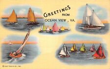 Greetings from Ocan View Virginia linen