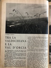 2 Articoli stampa d'epoca Valdichiana Val D'Orcia Portofino 1938 19 pag 24 foto