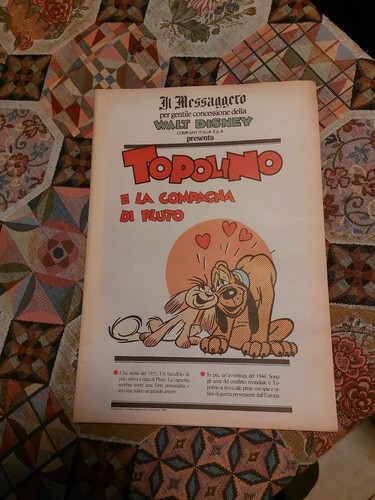 Disney allegato messaggero - disney,