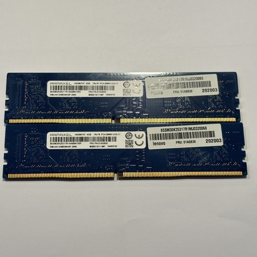 Ram desktop ramaxel 2x4 - ram, 8