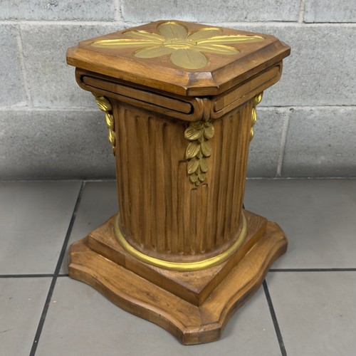 Colonna piedistallo legno - colonna,