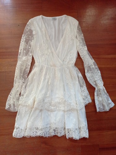 Vestito liu pizzo bianco - in,