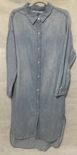 Abito camicia denim blu - camicia,