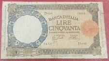Banconota 50 Lire Lupetta