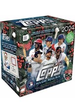 Topps 2024 MLB Holiday Baseball Trading Card Mega Box nuovo sigillato