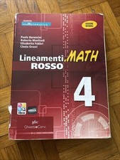 lineamenti.math rosso 4 matematica x superiori Baroncini, Manfredi, Fabbri