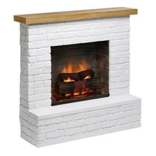 Camino Elettrico Tagu Rolf PowerFlame2 1600w Cemento Bianco