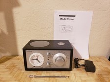 Radio orologio Tivoli Audio Model Three Henry Kloss AM/FM - funziona con cavi e manuale 