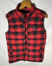Adidas Gilet Smanicato Sleeveless Uomo taglia XS Rosso Nero Men Puffer Jacket