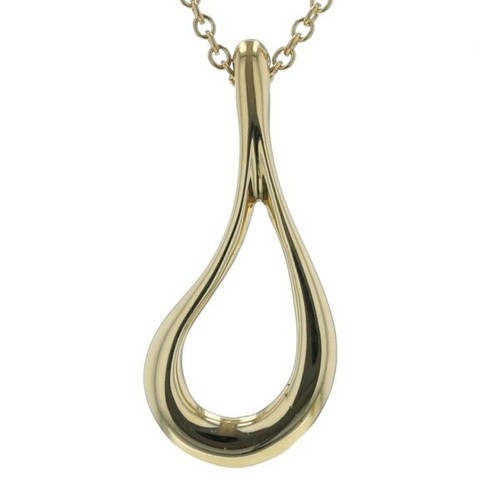 Collana goccia aperta - a,