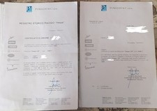 targa vespa Con Visura Radiata D'ufficio 