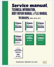 Manuale Officina Daihatsu Terios J2 Manual Service Lingua Inglese E Spagnolo