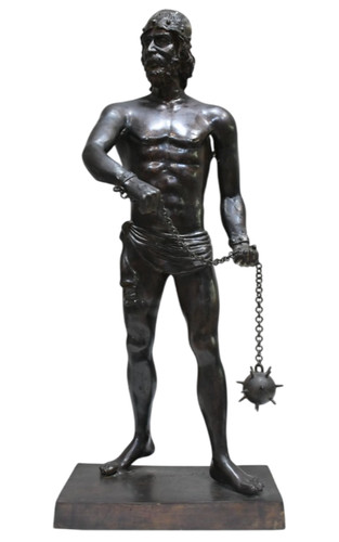 Statua bronzo emile - statua,