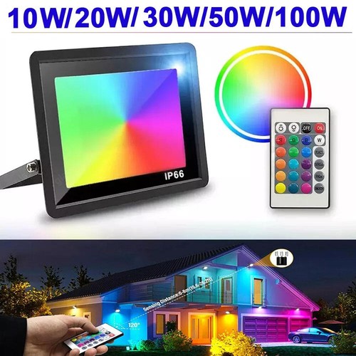 Proiettore led rgb 100 w - 50/100,
