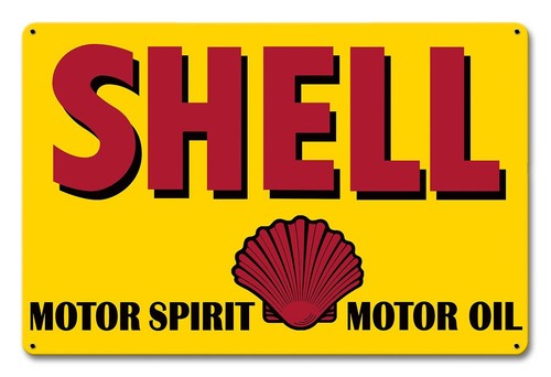 Insegna pubblicitaria shell - pubblicitaria,