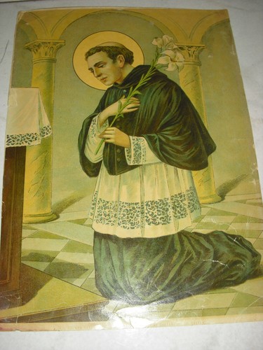 Vecchia stampa religiosa 19x28 - vecchia,