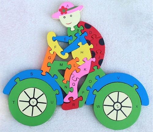 Puzzle legno forma - legno, di