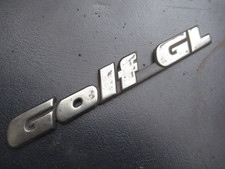Volkswagen GOLF II GL - Placchetta logo posteriore in plastica - Ricambio usato