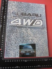 Subaru brochure in - wd,