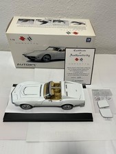 Autoart 1:18, Chevrolet Corvette C3 Coupé, 1970, bianco, white, blanc, in confezione originale