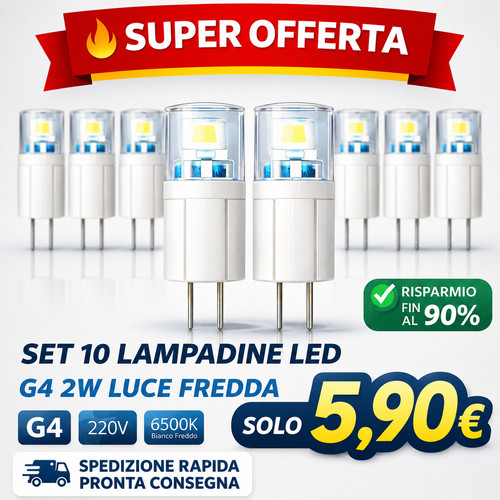 Lampadine led 2w 6500k - lampadine,