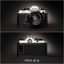Nikon FM3A vera pelle mezza
