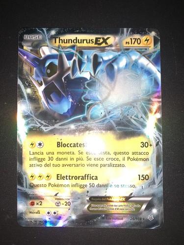 Carta pokémon thundurus - carta,