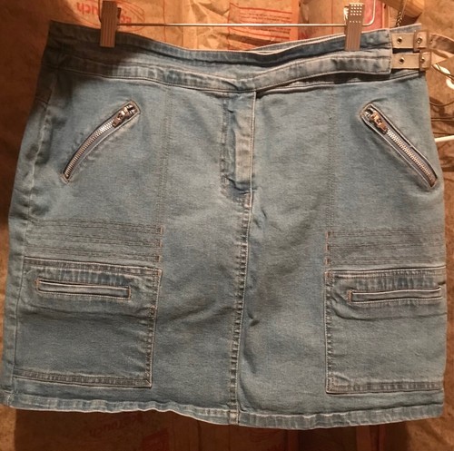 Juke box denim skirt women - box,
