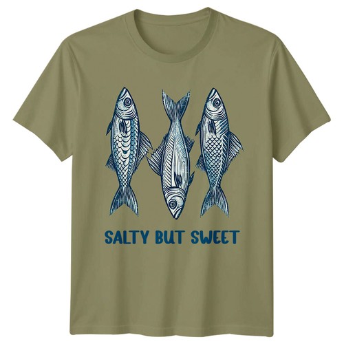 Shirt uomo pesce salato ma - t-shirt,