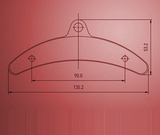 Pastiglie dei freni (set di 2)