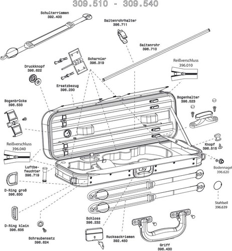 Violino astuccio - violino,
