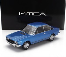 MODELLINO AUTO STATICO FIAT 124 SPORT COUPE SERIE-3 1974 AZZURRO CHIARO 1:18