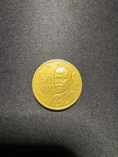 50 centesimi Euro Grecia 2002 RARA – Lettera F nella stella – zecca Francia