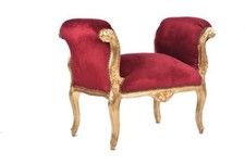 Wooden Bench Bench Gold Leaf