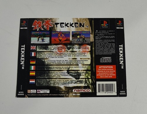 Ps1 tekken playstation solo - ps1,