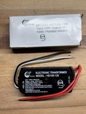 Nuovo in scatola AMAX 105W 12V TRASFORMATORE ELETTRONICO BASSA TENSIONE HD105-120
