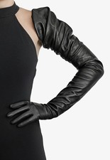 Ultra Long Leather Gloves |