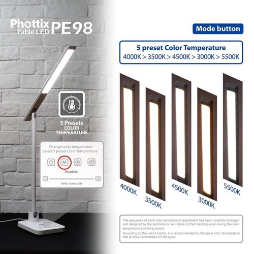 Phottix pe98 table led - table,