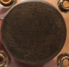 10 Centesimi 1866 Milano
