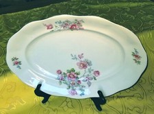 PIATTO PORTATA OVALE PORCELLANA JOHANN SELTMANN VOHENSTRAUß (ALTENSTADT) 1949-55