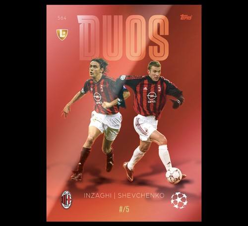 Topps total football inzaghi - football, &