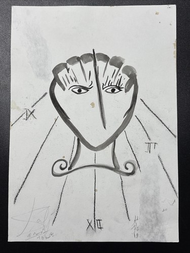 Salvador dali - dali, (handmade)