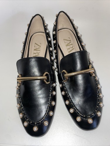 Mocassini zara borchiati perle - zara,