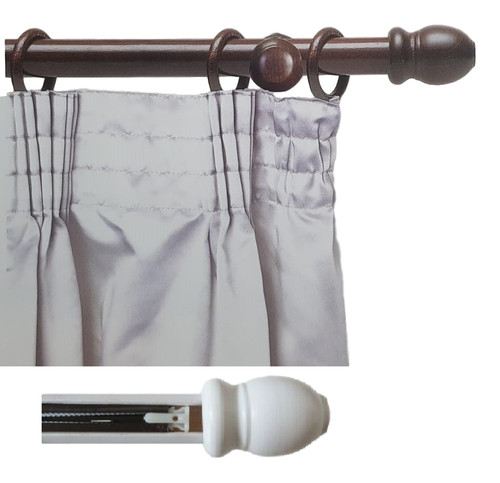 Bastone per tenda legno - per,