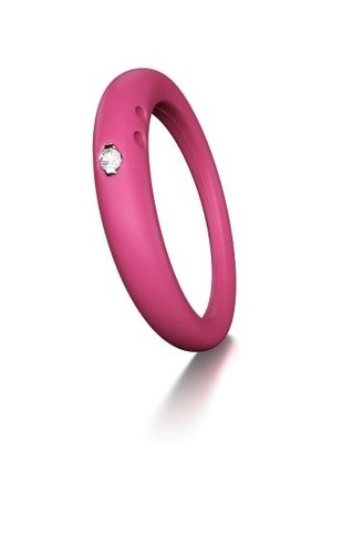 Anello duepunti fucsia - duepunti, con
