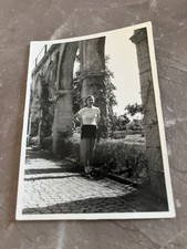Foto gardone il vittoriale 1951 ragazza epoca fotografia