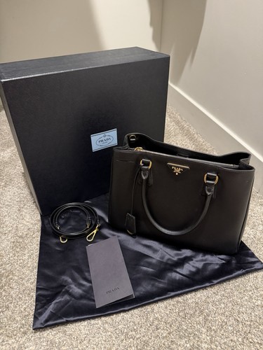 Borsa prada saffiano lux nera - prada,