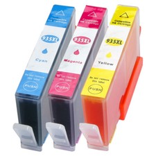 3 cartucce stampante a colori