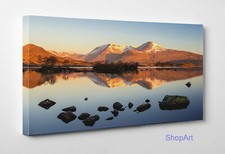 🌞 Quadro Lago e Montagna