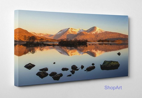 Quadro lago e - e, montagna